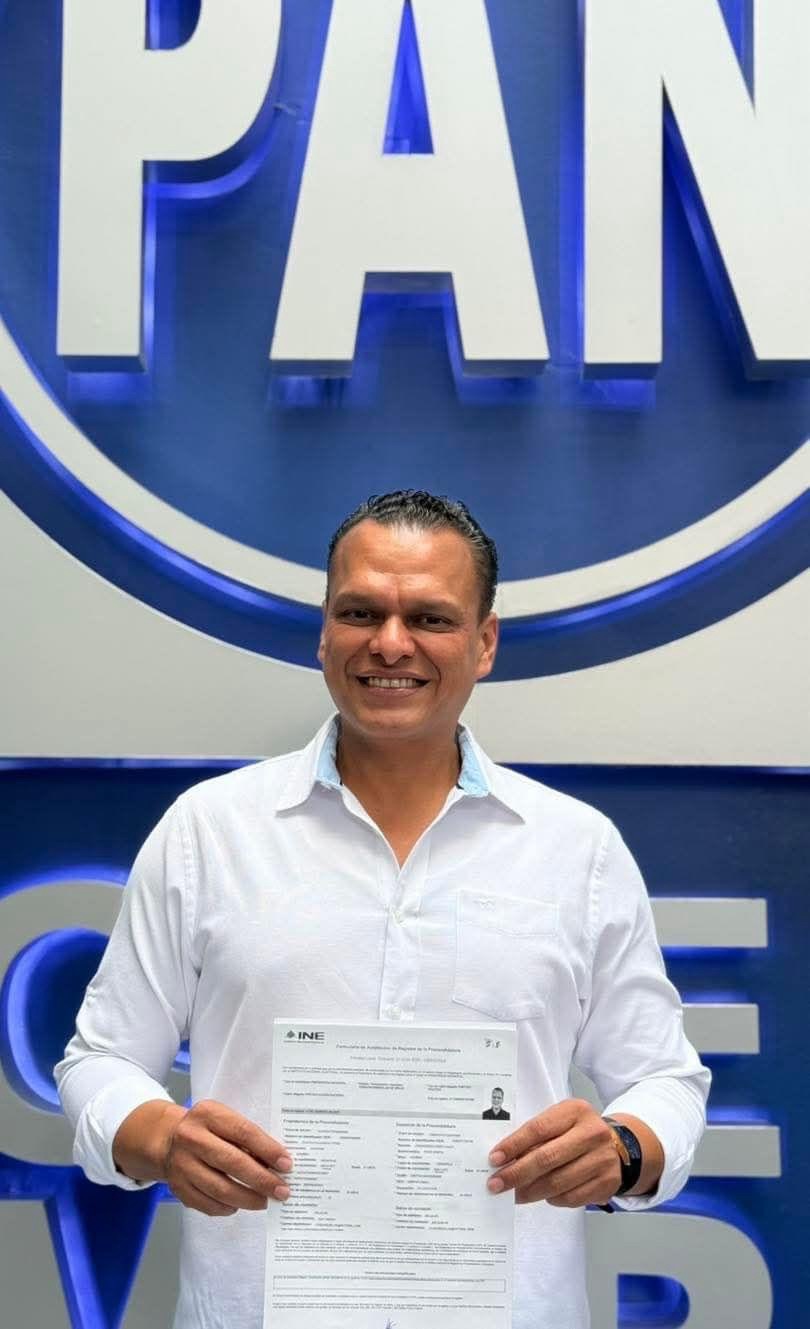 Gustavo Almaraz Pérez se Registra como Precandidato del PAN a la Alcaldía de&nbsp;Medellín