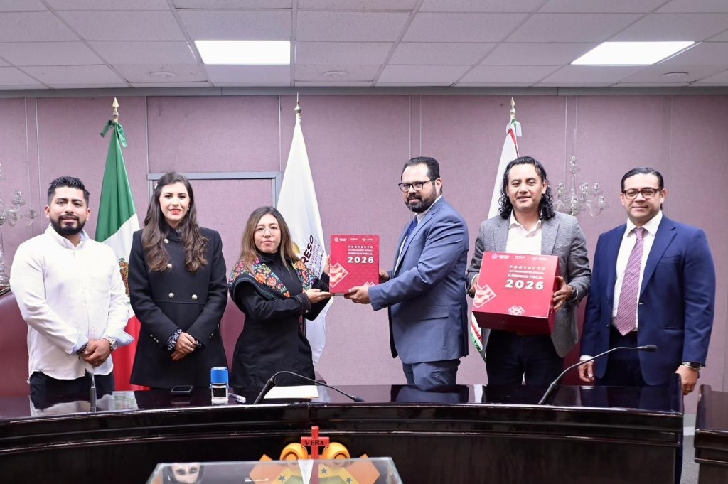 Recibe Congreso de Veracruz el proyecto de Presupuesto de Egresos&nbsp;2026