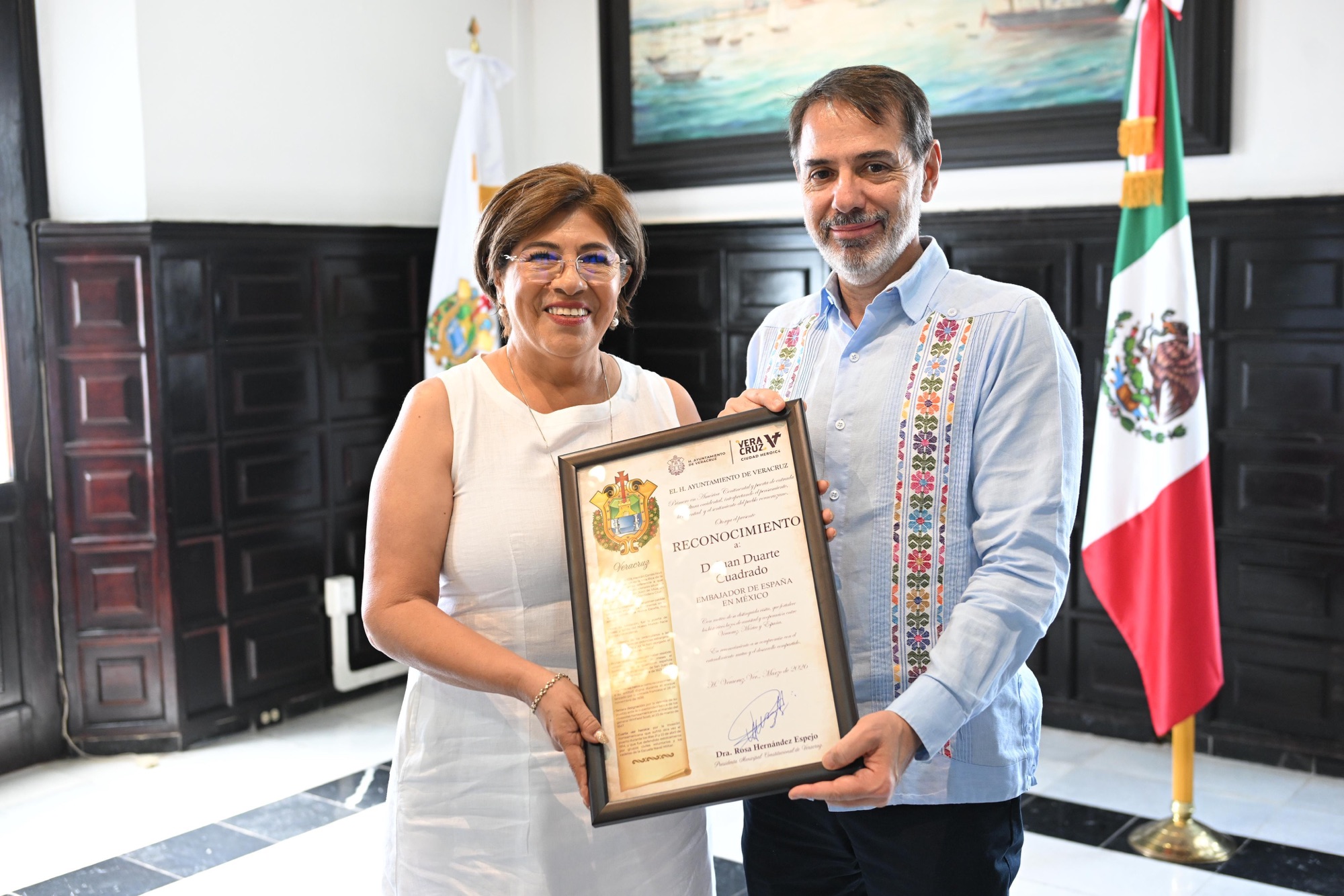 Fortalece Ayuntamiento de Veracruz vínculos de cooperación con España