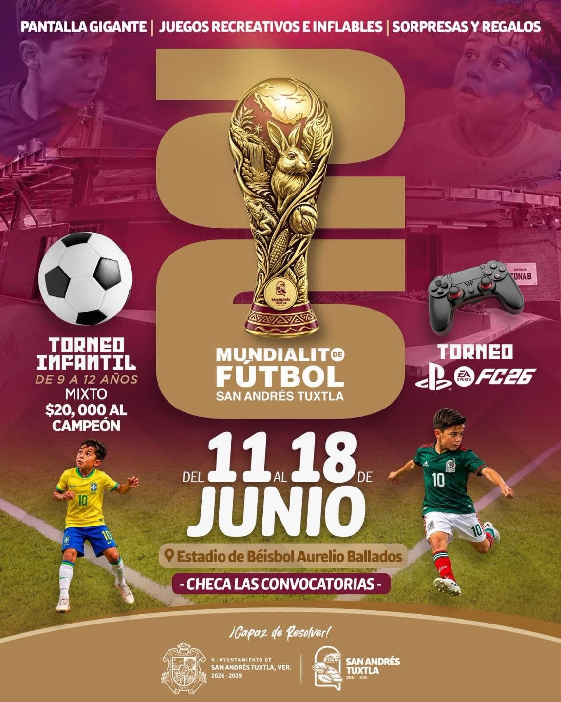🔥⚽🏆 ¡SE BUSCA AL CAMPEÓN DE SAN ANDRÉS TUXTLA!