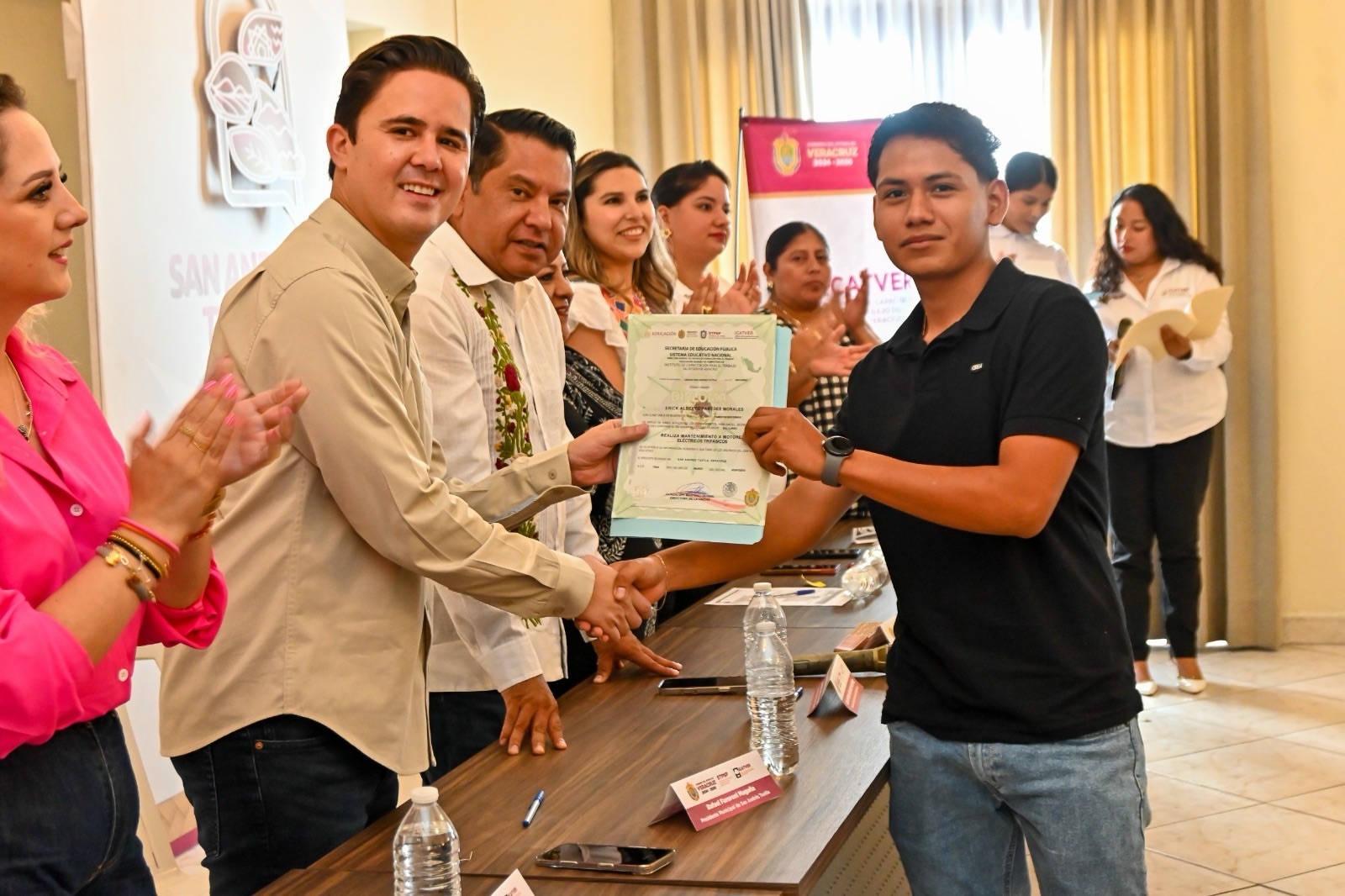 Ayuntamiento e ICATVER fortalecen capacitación laboral en beneficio de las y los sanandrescanos